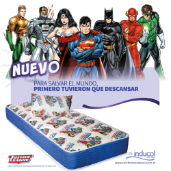 Nuevo Conjunto Justice League Inducol 100  x 190