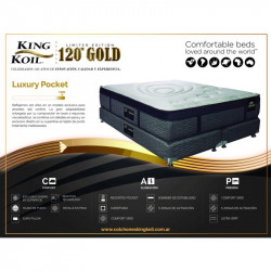 Ficha Colchón King Koil 120 Gold Luxury Pocket 80 x 190