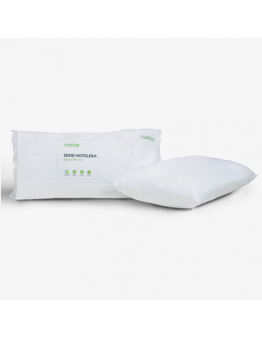almohada efecto pluma90x50