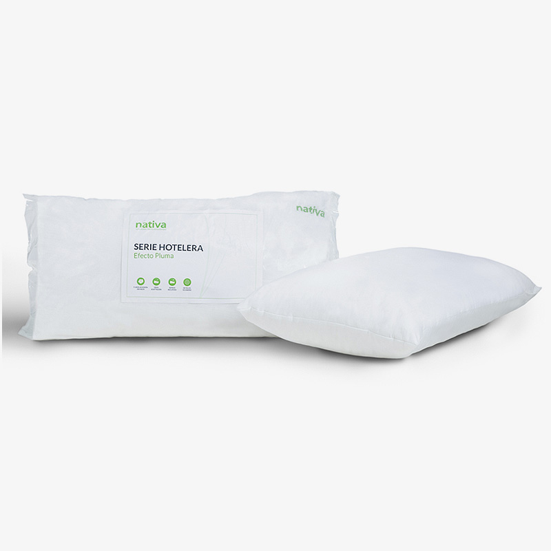 almohada efecto pluma70x50