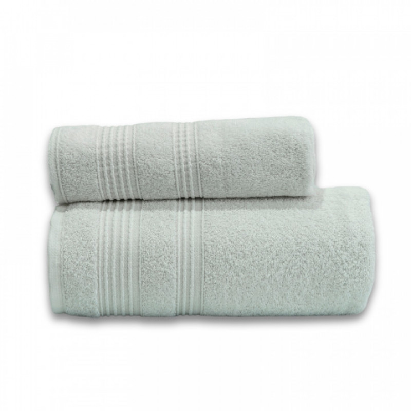 Set por 2 juego toalla y toallon  arciel palermo 420 gramos