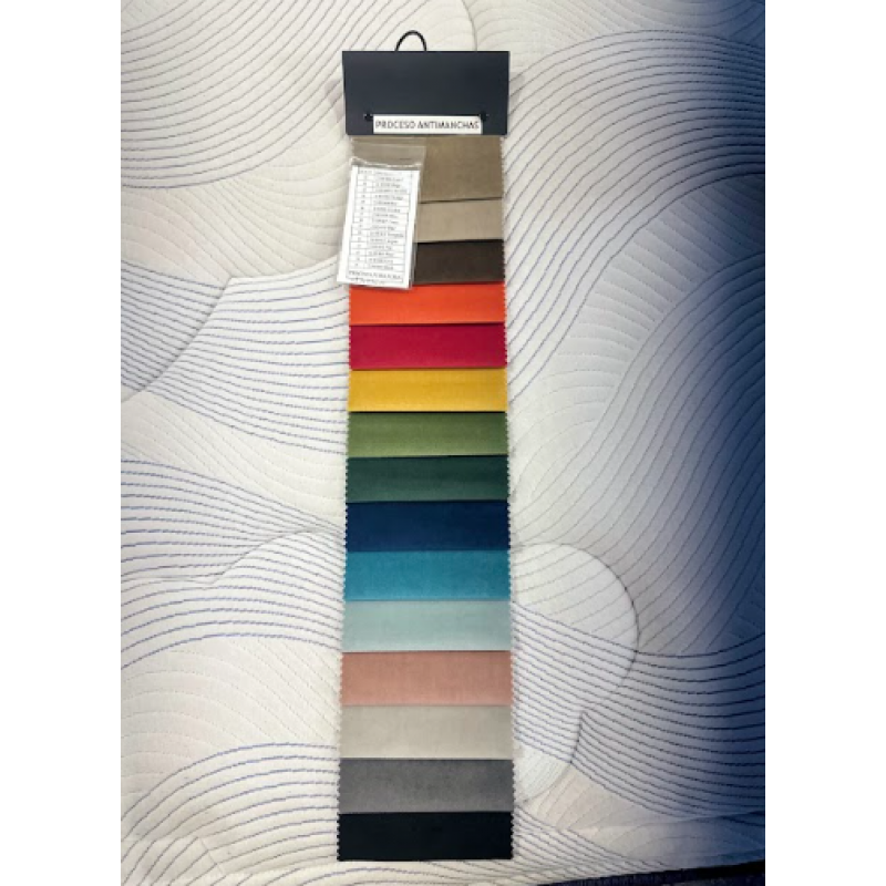 Respaldo tapizado canelon horizontal  ancho 1,40 mts