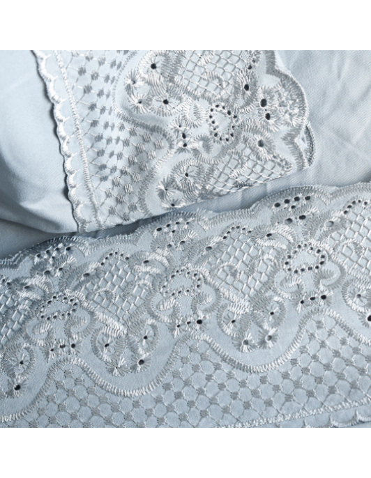 Juego sabanas con brodery 2,5 plazas