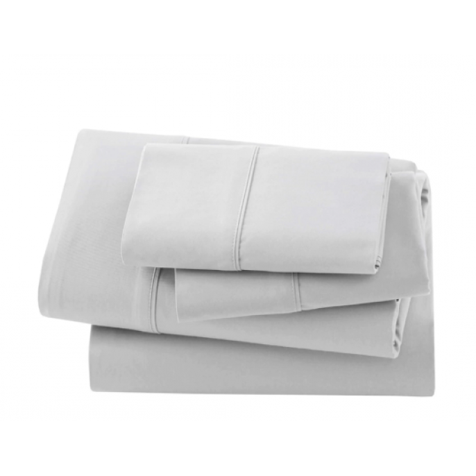 Juego sabanas espalma 200  hilos 100% algodon queen  blanca