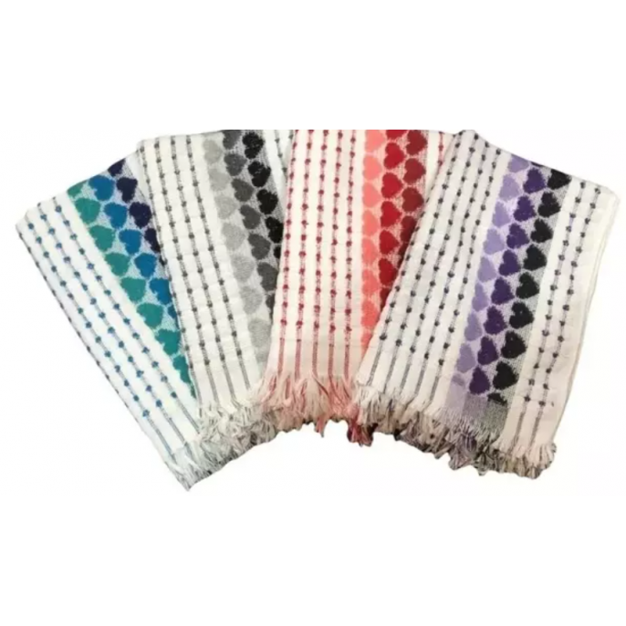 Repasador corazon varios colores por docena