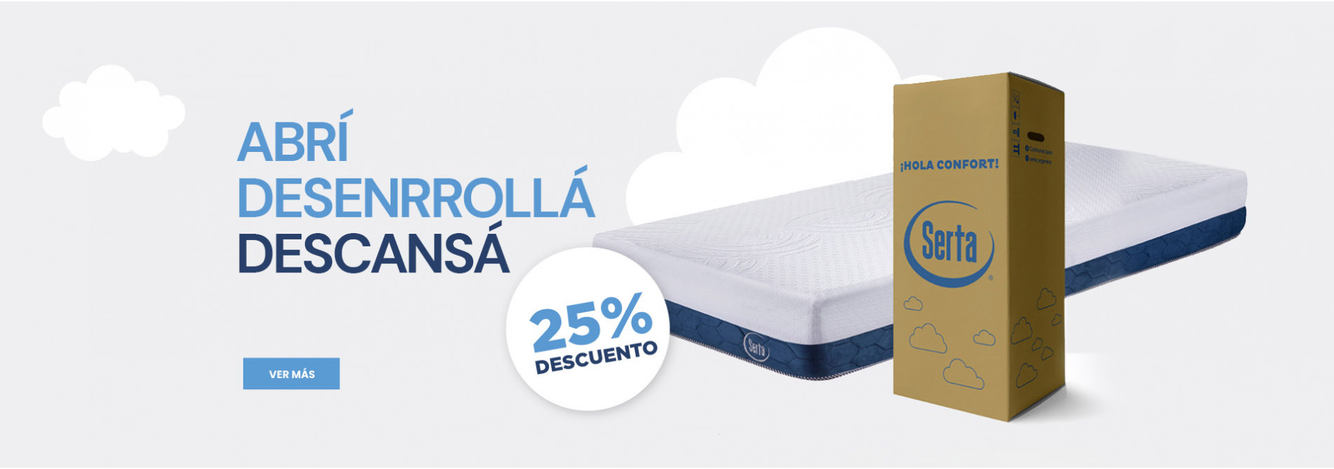 colchon serta en caja